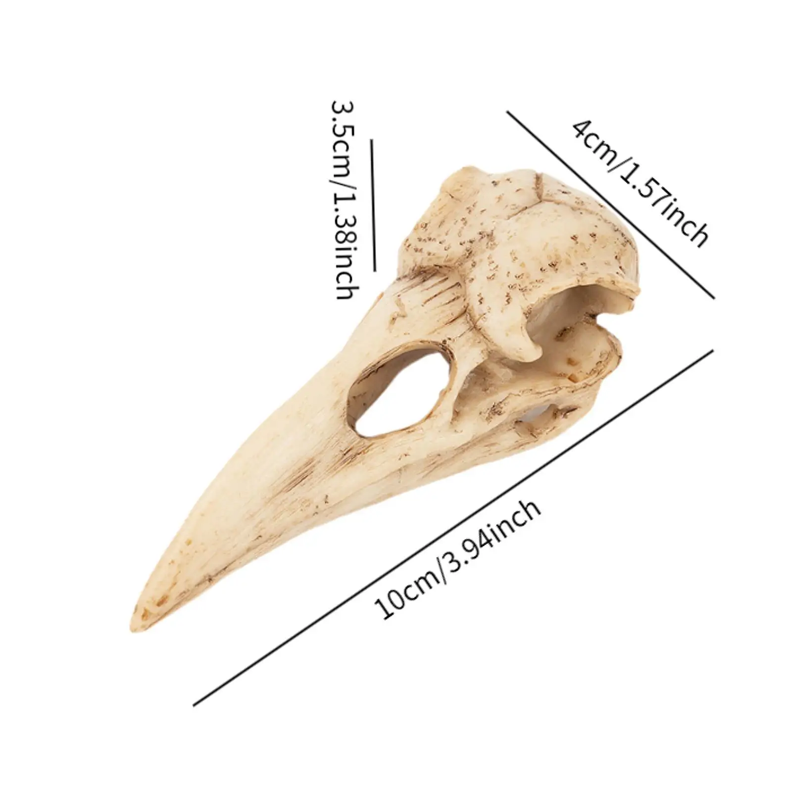 Статуя черепа ворона ювелирный декор искусственная птица кость кулон в виде