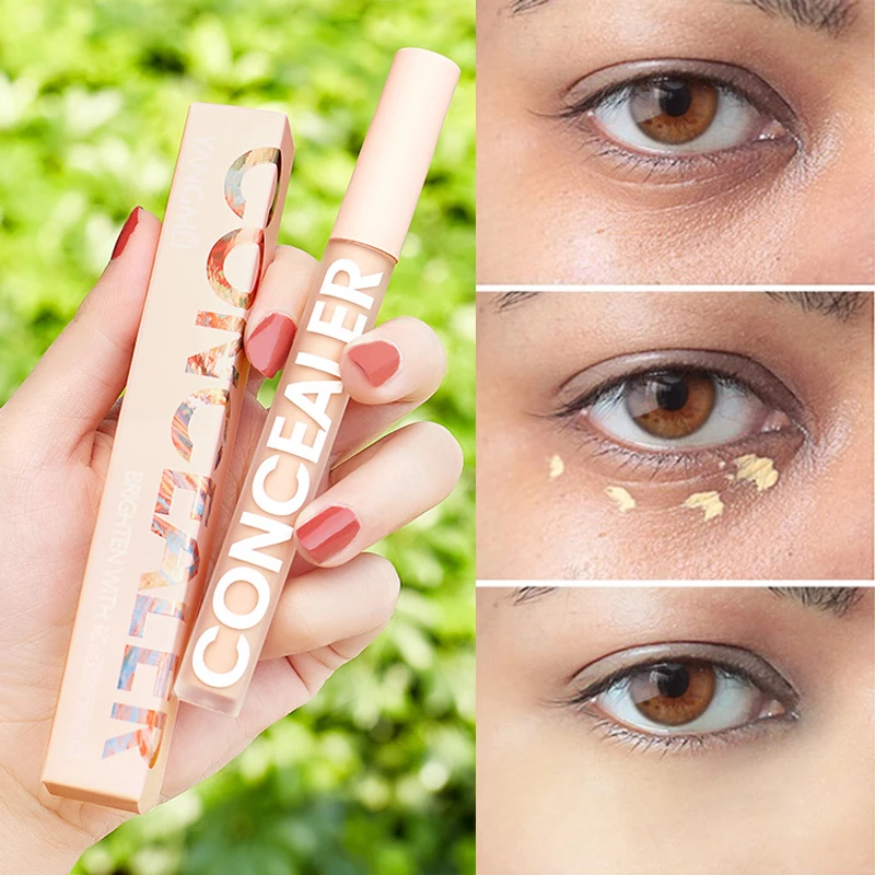 

1PC Face Contour Makeup Concealer Moisturizing Oil Control Foundation Brighten Face Covering Dark Circles Acne Liquid Concealer