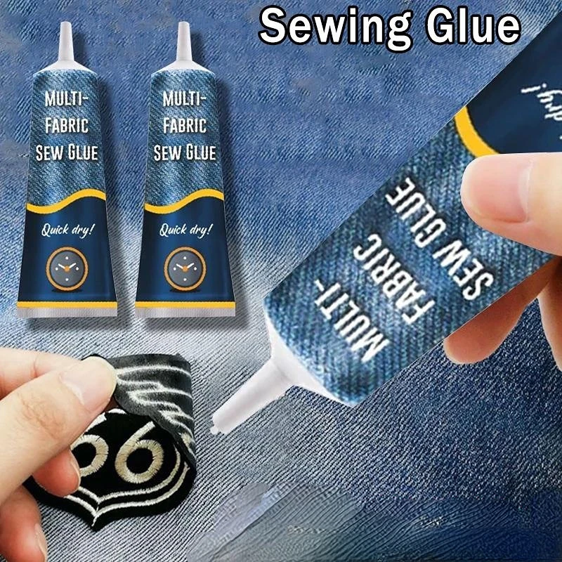 

Liquid Glue Instant Fabric Leather Fast Drying Glue Ultra-stick Sew Glue Kit Secure Stitch Liquid Sewing Supplies Universal Glue