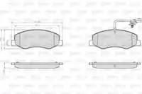 

MASTER for 872172 LCV disc brake pad (rear) MASTER