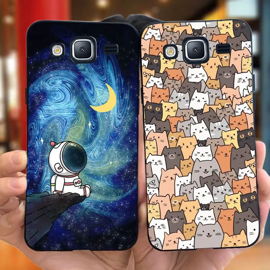 Мультяшный чехол для Samsung Galaxy J5 2015 / 2016) милый мягкий силиконовый карамельных