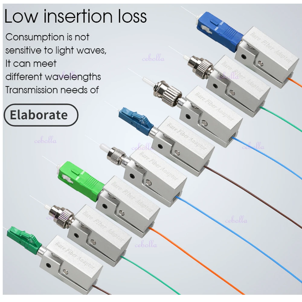 

Adapter Flange FC/SC/ST Square Bare Temporary succeeded OTDR Test Coupler Special Sale New Optic Fiber Connector Free Shipping