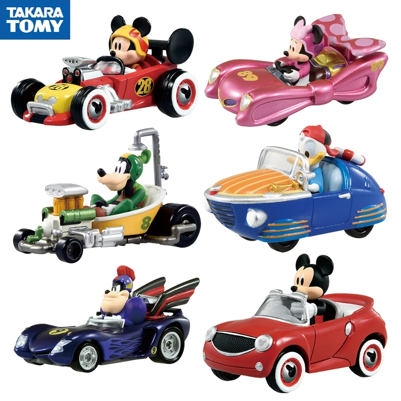 

Spot TAKARA TOMY Tomica Disney Road Racing Mickey Minnie Donald Duck Sailing Boat Decoration Alloy Car Toy Gift