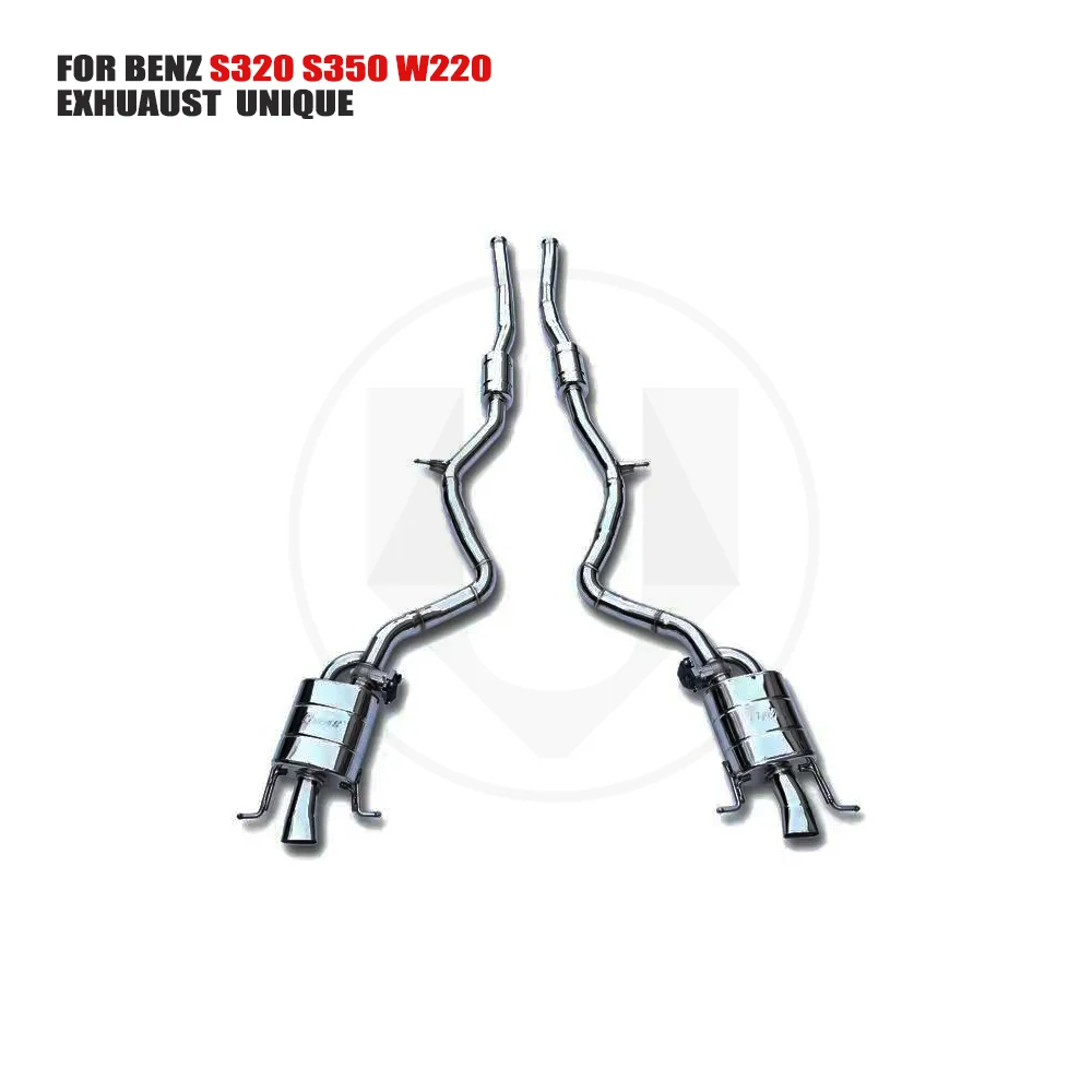 

UNIQUE Exhaust System High Flow Performance Downpipe for Mercedes Benz S400 S450 S500 3.0T W221 With Catalytic Converter Header