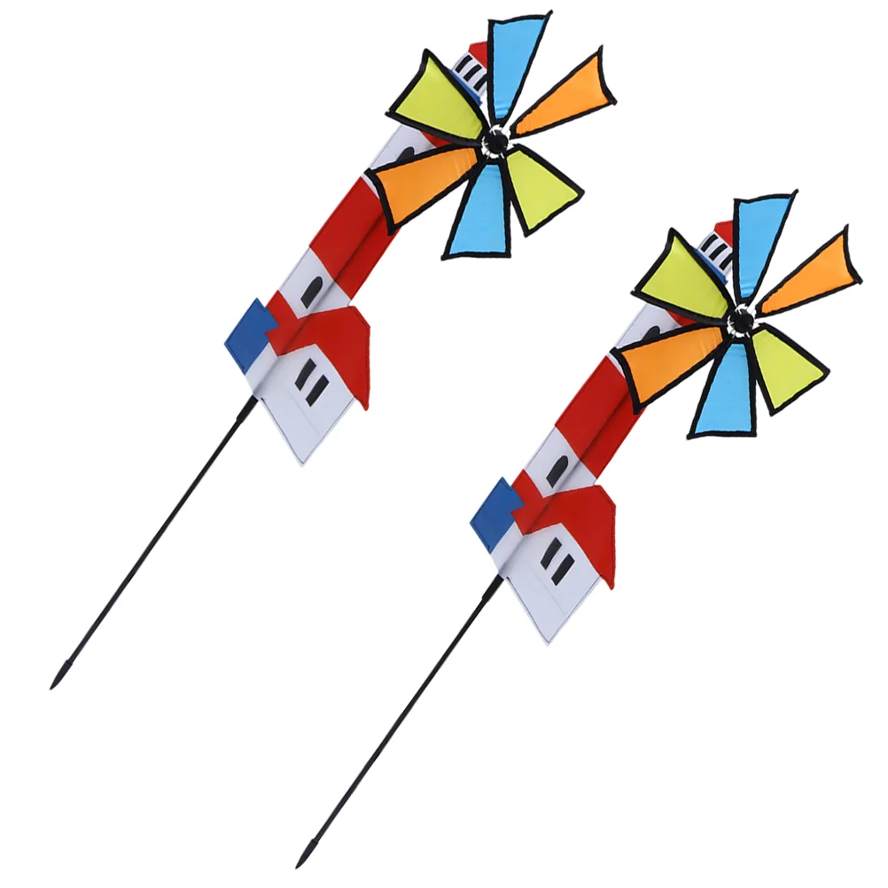 2 шт. украшения ветряной мельницы уличные вертушки ностальгия для двора и сада