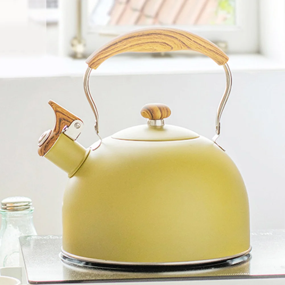 

Hot Water Whistling Kettle Boiled Water Pot Boiling Kettle Handle Pot Kettle for Restaurant