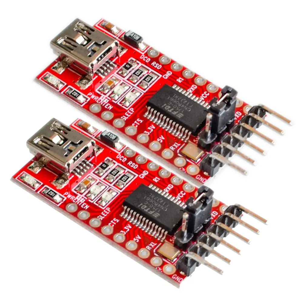 Модуль последовательного адаптера Ft232rl Ftdi Usb 3 В 5 в Ttl для мини-порта Ft232 прочный