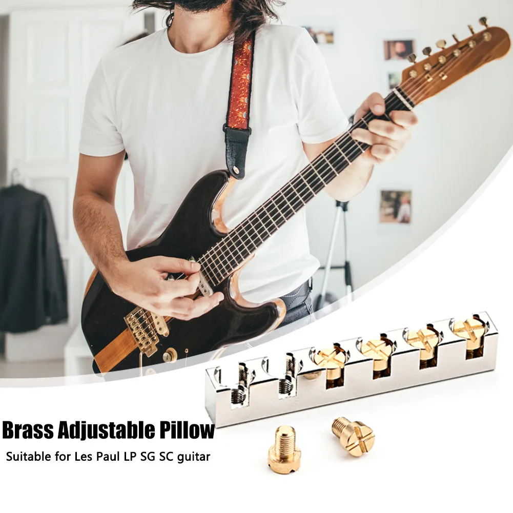 1 шт. латунная металлическая гайка для гитары 42 мм |