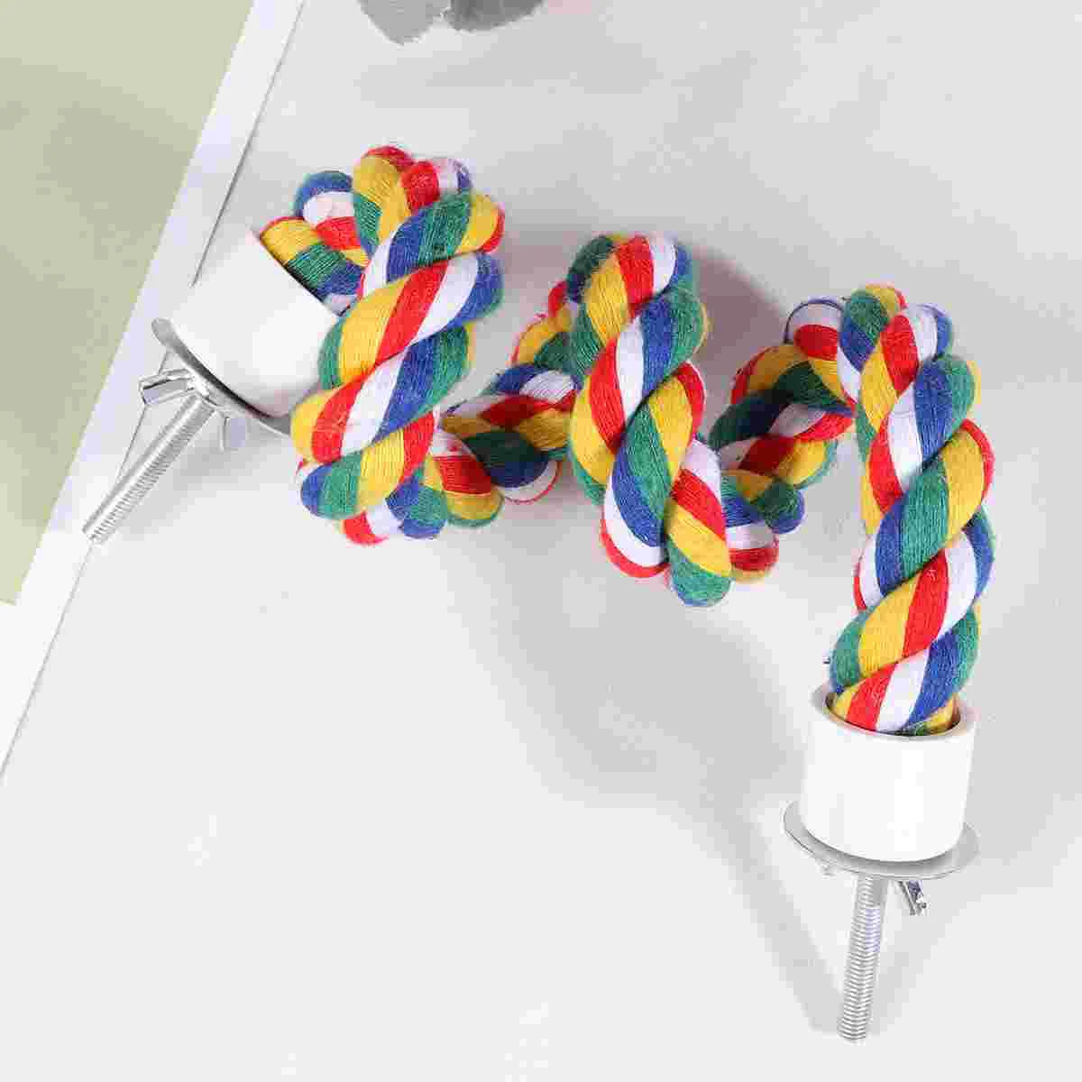 

Chew Toys Bird Swing Rope Perches Parrots Bird Cages Parakeets Bird Climbing Standing Cockatiel Toys Toy Parrot