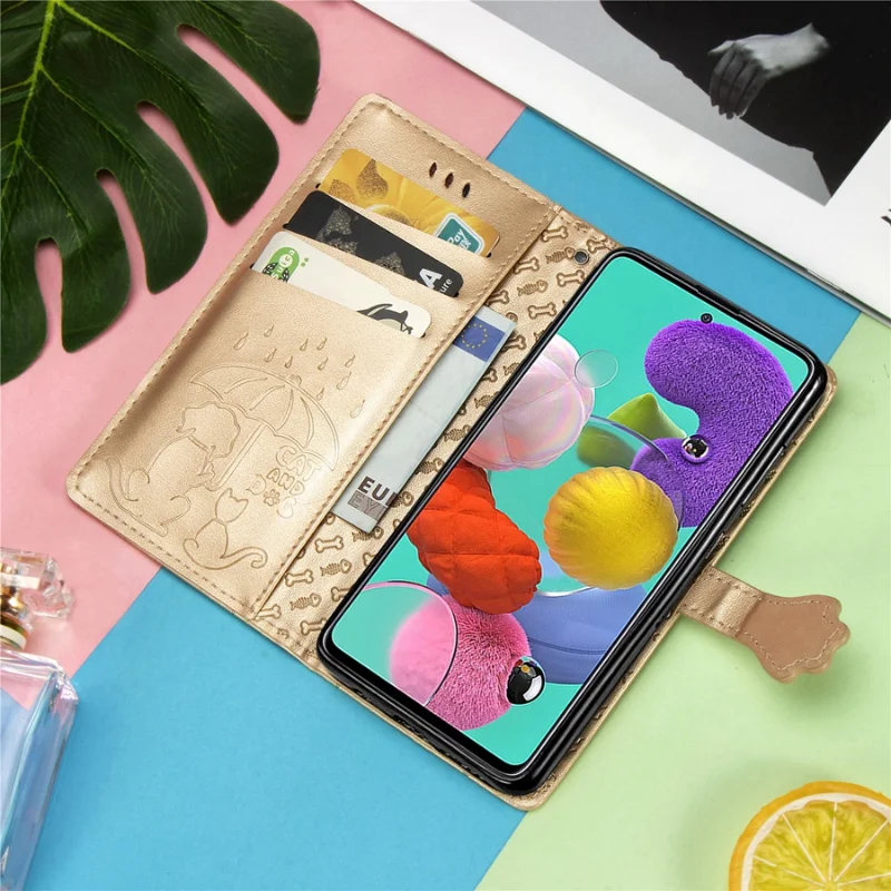 Case For Samsung Galaxy A71 5G Phone Case on sfor Coque samsunga71 galaxya71 5g Casing Cover Cartoon Flip Leather Wallet Etui