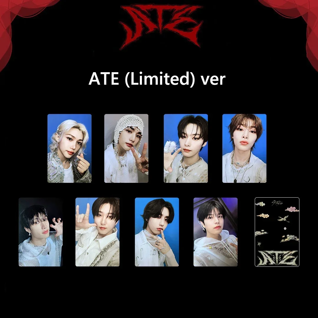 Мини-альбом SKZ специальная карта ATE Hyun-Jin Lee Yong-Bok Bang Chan Min-Ho маленькая