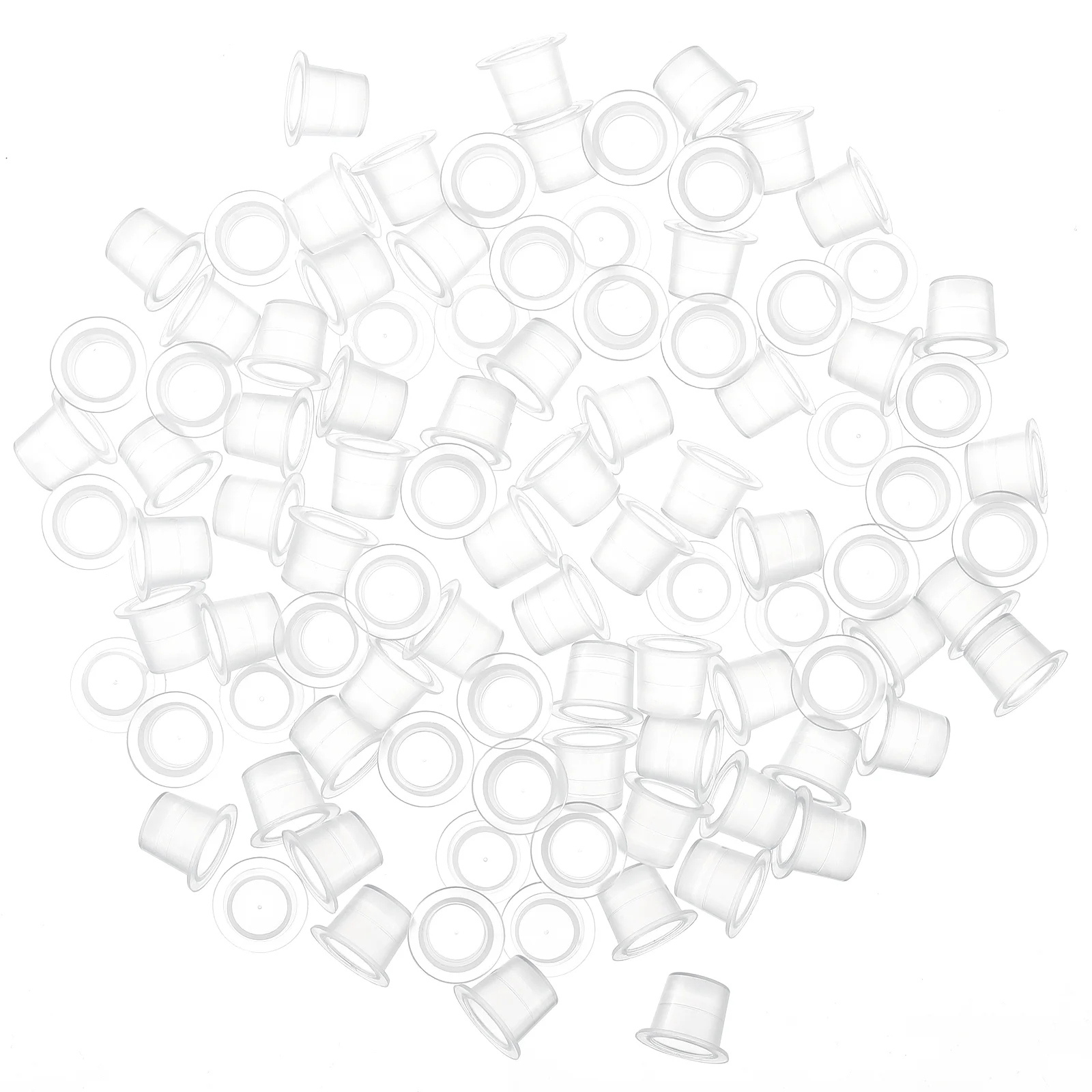 

100pcs Pigment Holders Ink Containers Ink Cups Pigment Cups