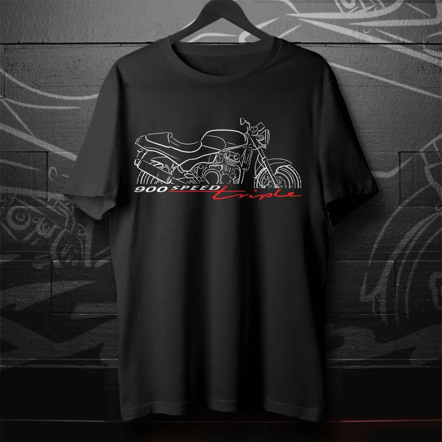 Футболка Speed Triple 900 T309 мотоциклетная футболка для гонщиков