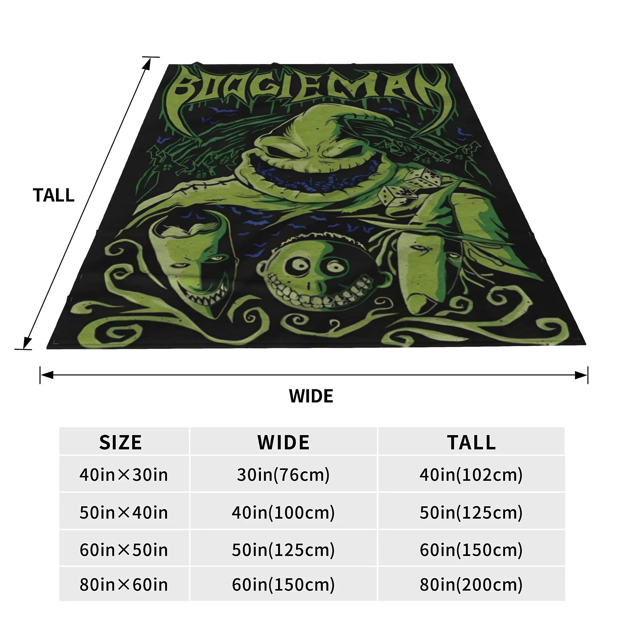 Одеяло Oogie Boogie The Nightmare Before Christmas фланелевое легкое одеяло с рисунком Boogieman тонкое