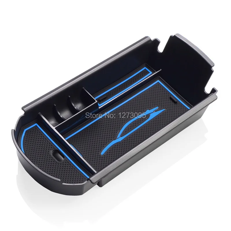 

For Toyota C-HR CHR Accessory 2022 2021 2020-2016 Blue Car Central Armrest Storage Glove Box Interior Stowing Tidying Styling