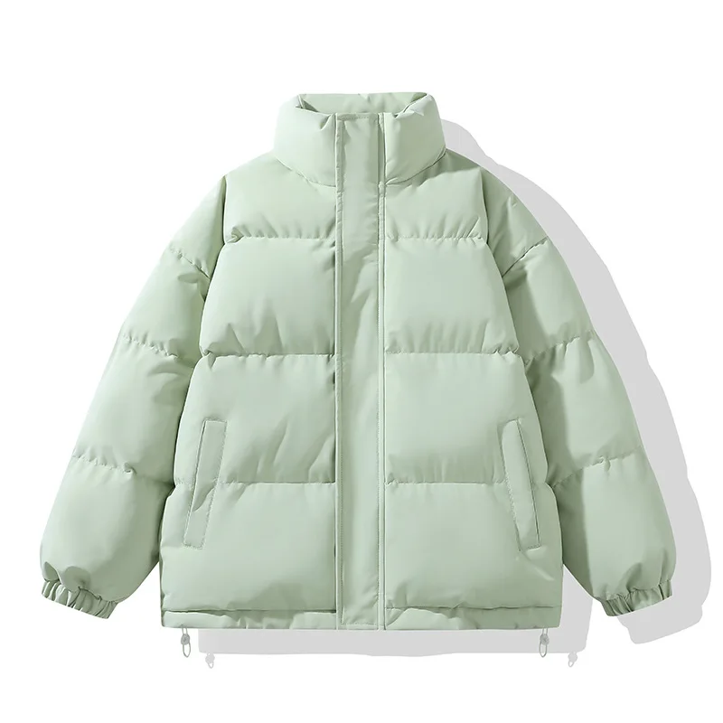 Новая зимняя черная Толстая куртка TRSYPHXM мужская с воротником-стойкой свободная