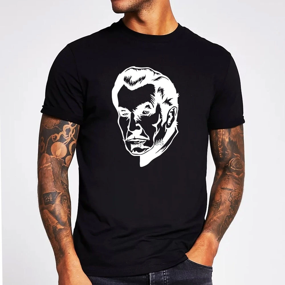 Классическая винтажная Футболка с принтом Винсента Винтажная футболка унисекс