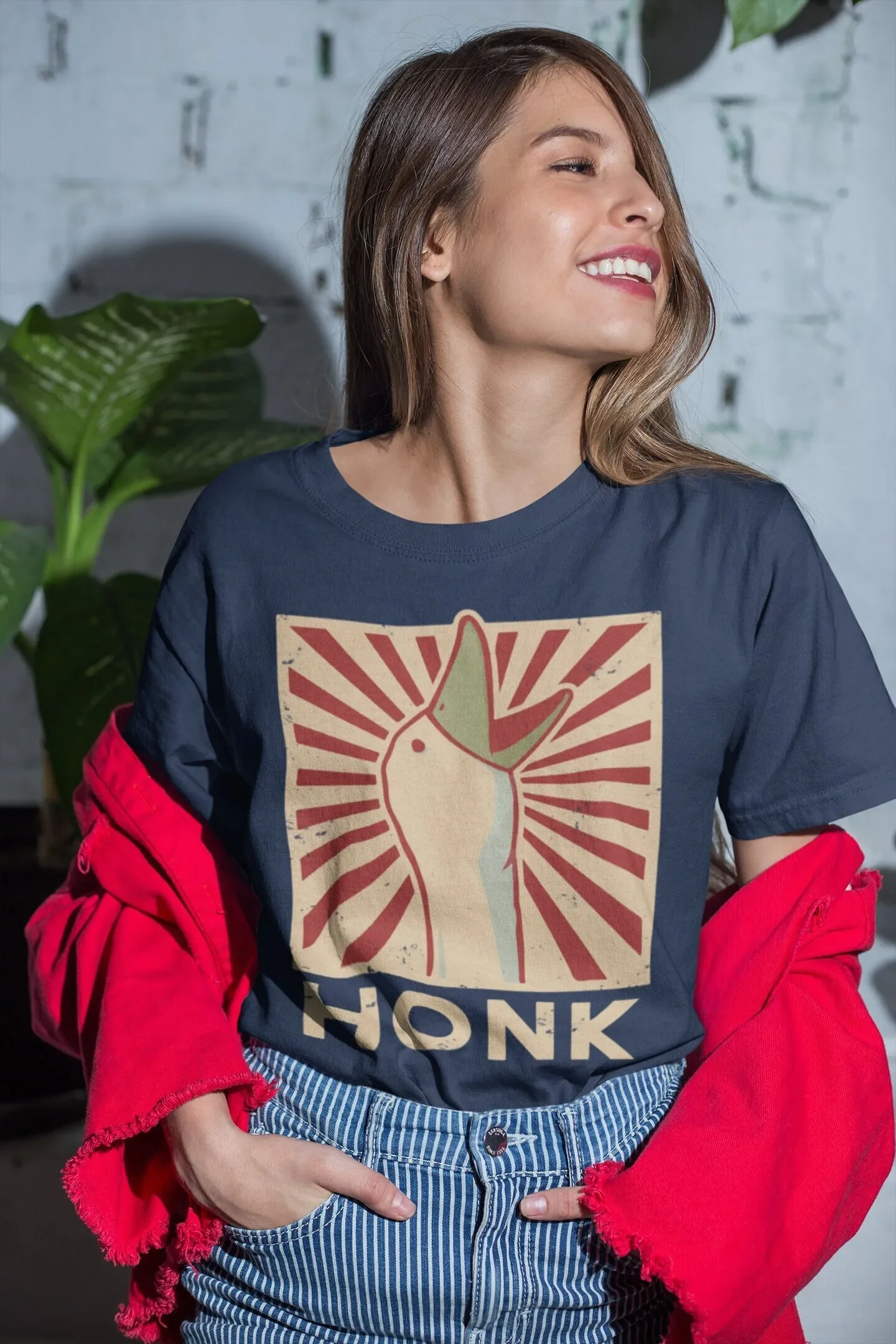 Honk футболка без названия гусиная игра