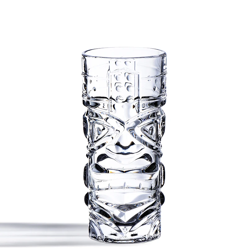 

High-end cocktail glasses Tiki Cup Hawaii Totem Cup creative wine glasses glass cups shot glasses water bottle