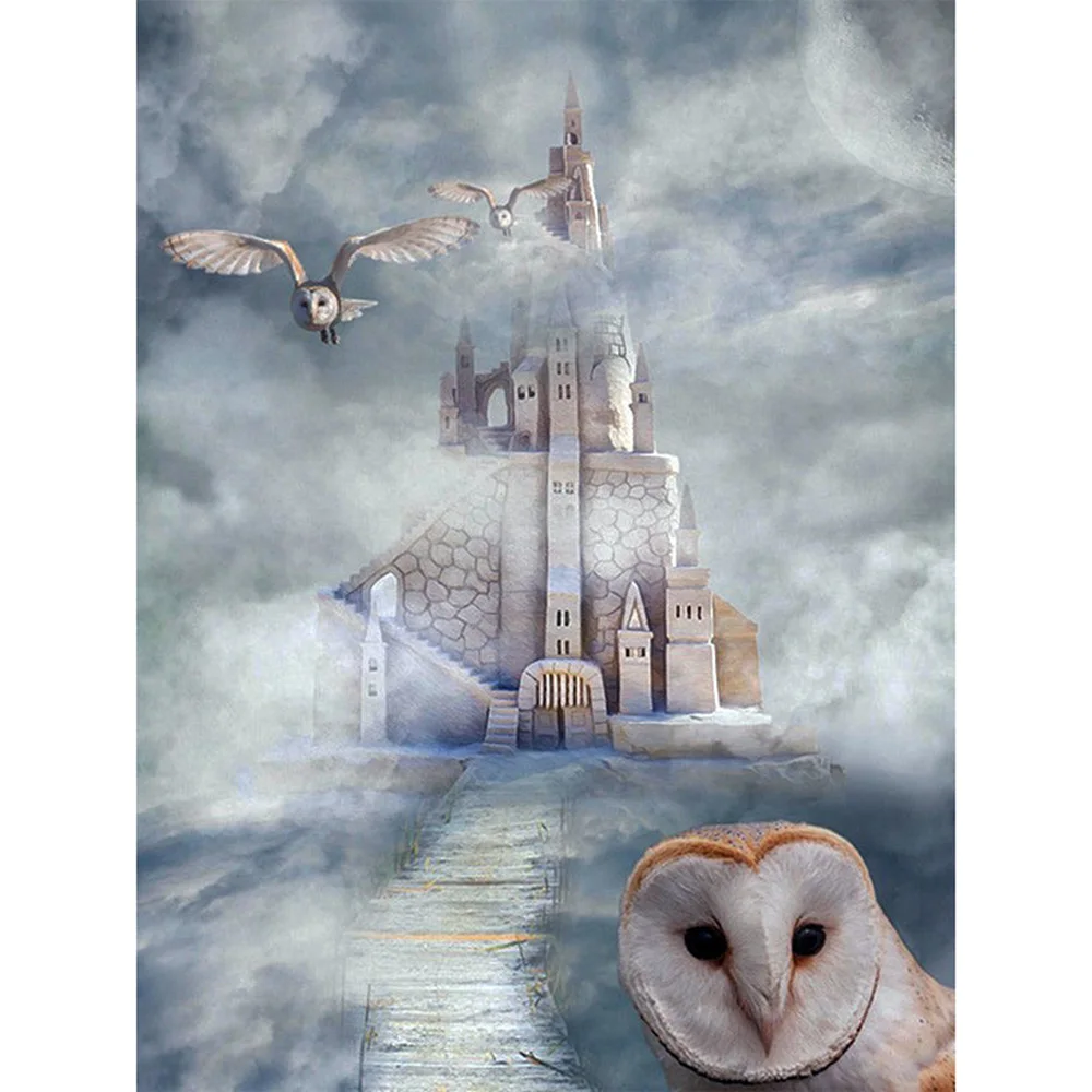 

KAMY YI 5d Diamond Cross DIY Mosaic HOGWARTS Home Decoration Full Square/Round Diamond Embroidery Handmade Gift