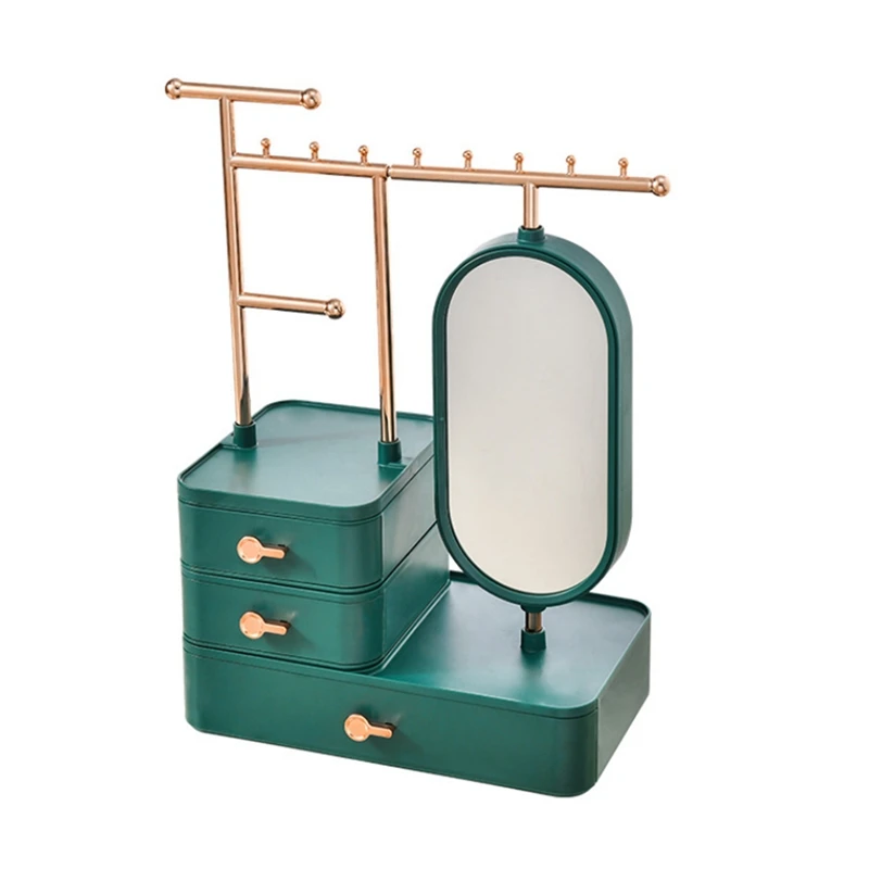 

Jewelry Storage Box Necklace Earring Display Fashion Big Capacity Cosmetic Storage Box