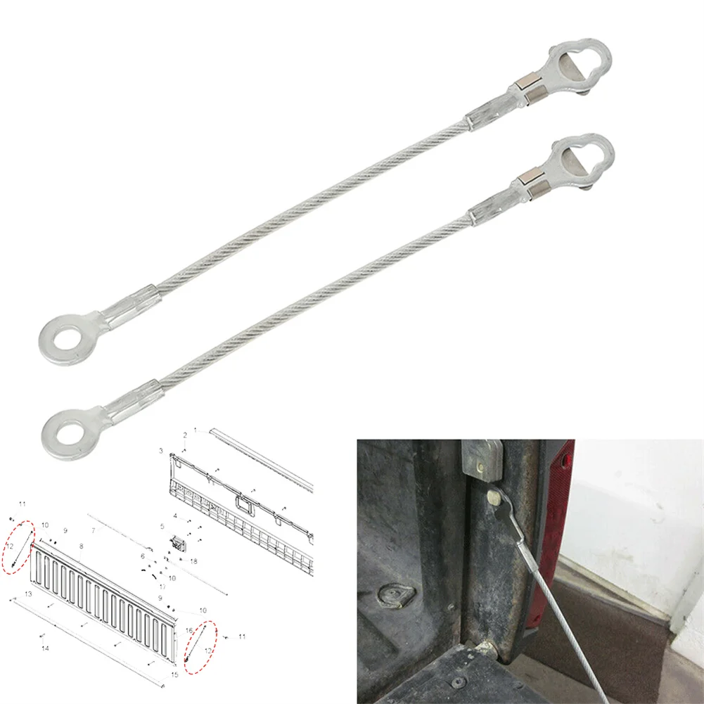 

2 Pieces Tailgate Cable Accessories For Polaris Ranger Tailgate Cable Kits Replaces 7081445 & 7081215 UTV Tailgate Cable Parts