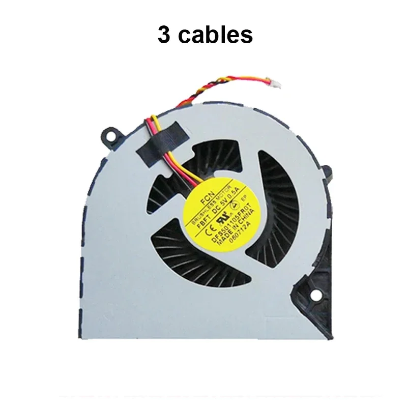 Новый кулер для ноутбука охлаждающий вентилятор процессора и графического Toshiba