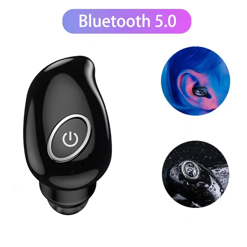 

New in Sport Bluetooth 5.0 Earphone Mini Wireless Headset In-ear 8D Stereo HiFi Handsfree Bluetooth Wireless Earbud For Smartpho