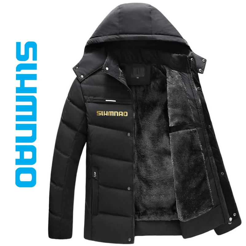 

Мужской зимний рыболовный костюм 2023, ветрозащитная и водонепроницаемая зимняя куртка для альпинизма, теплая шерстяная плюшевая куртка