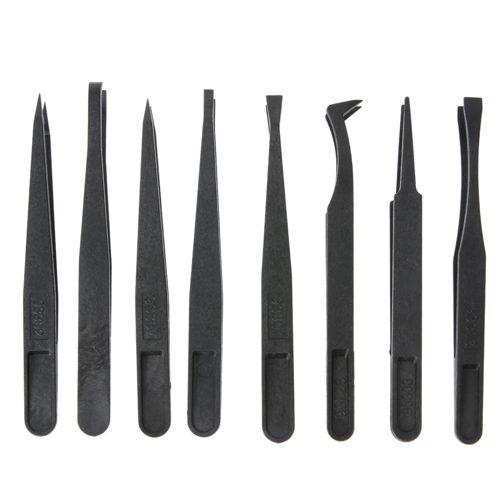 

Anti-Static Stainless Steel Tweezer Set Maintenance Repair Tool Kit Anti Static Model Making Hand Tool Sets