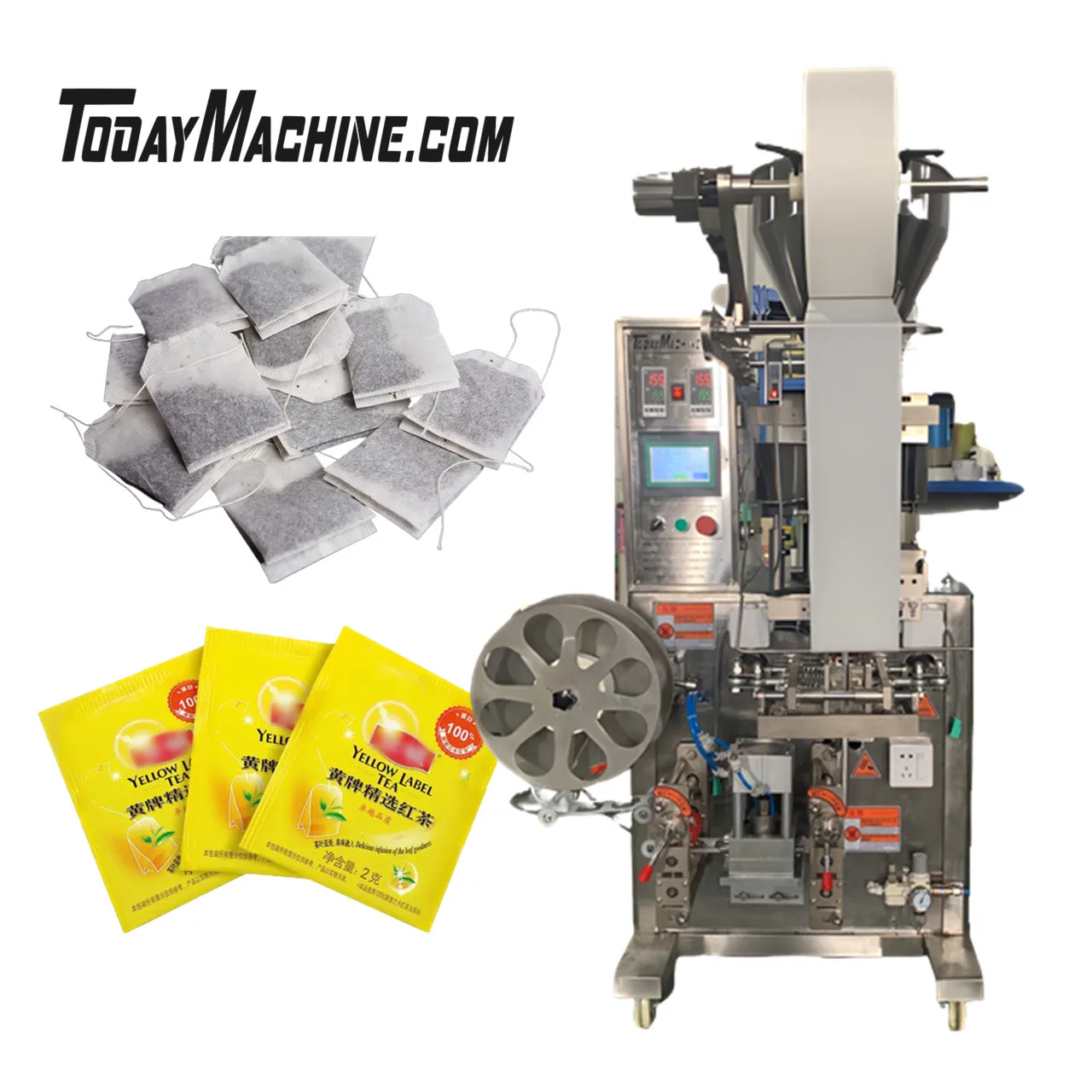 Автоматическая машина для упаковки внутреннего и внешнего мешка из