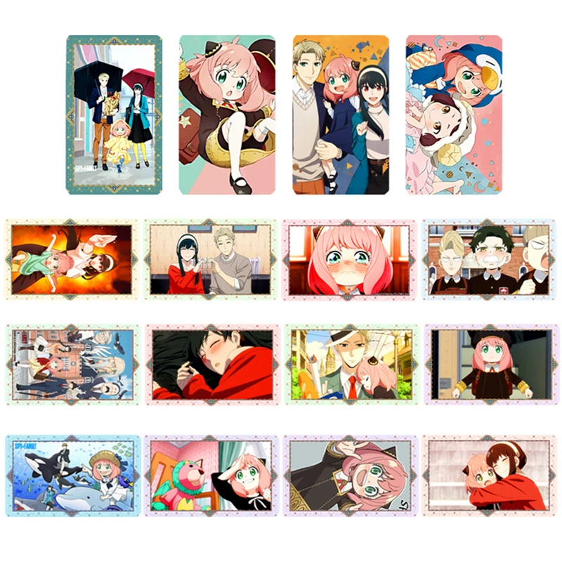 

Japanese Anime SPY X FAMILY Figures Loid Forger Student ID Card Animation PVC Name Cards For Fans Gift Cosplay Props