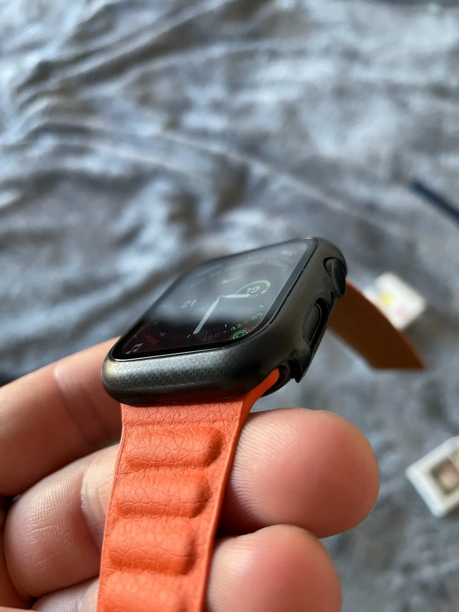 1:1 Original Silicone/Leather Loop Bracelet for Apple Watch Band 7 6 SE 5 4 40/44MM Watchabnd Magnetic Correa IWatch 7 41mm45MM