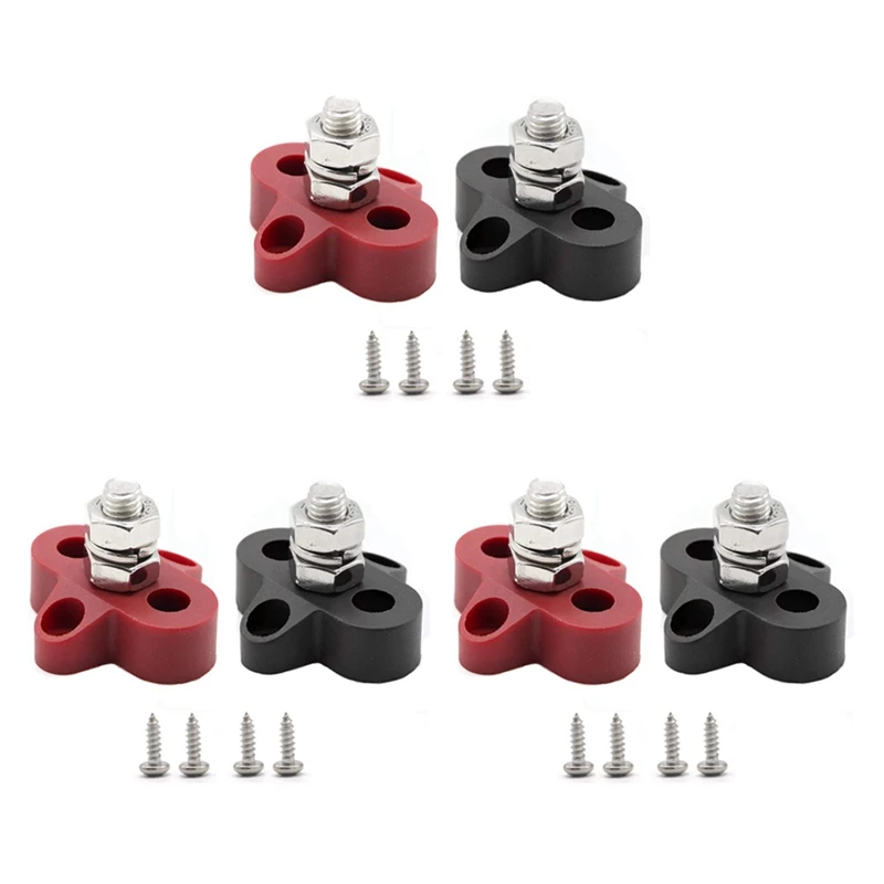 Клеммная колодка 5/16 дюйма 48 в пост. Тока 6 шт.