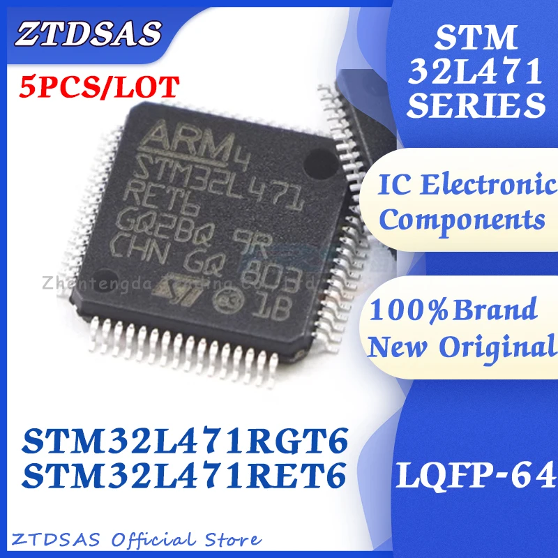 

5 шт./партия, STM32L471RGT6 STM32L471RET6 STM32L471RE STM32L471RG STM32L471R STM32L471 STM32L STM32 STM IC MCU