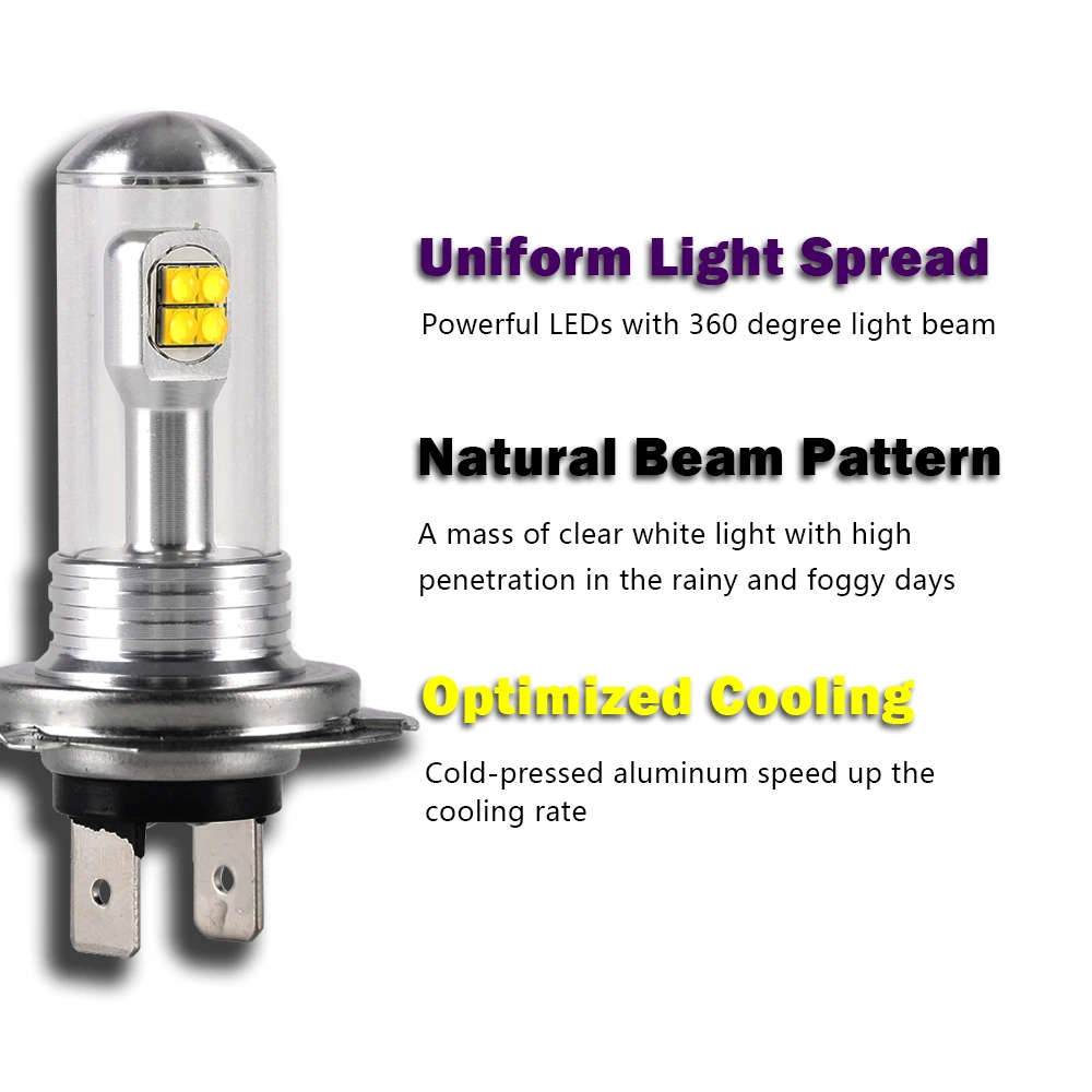 2шт 3000Lm H11 Светодиодный H7 H4 автомобильный светильник s светодиодный лампы 9005 HB3 9006