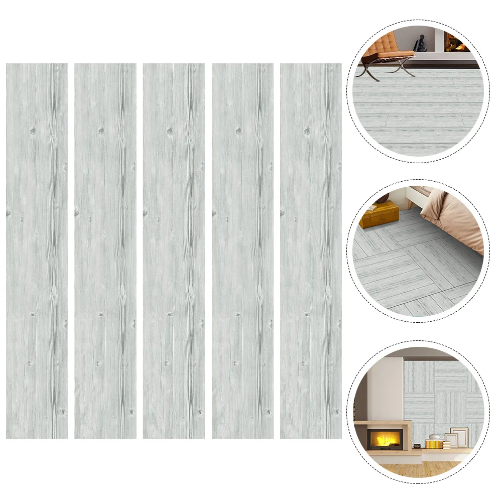 

Floor Sticker Tile Stick Adhesive Stickers Peel Wood Flooring Planks Tiles Self Backsplash Vinyl Grain Giant Decals Decal Pvc