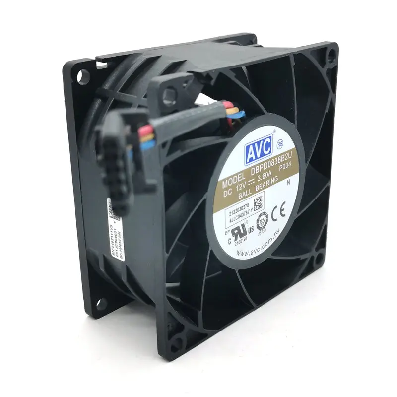 

New DBPD0838B2U 80X80X38MM 8CM DC12V 3.6A 12000RPM Computer Cooling Fan HZDO