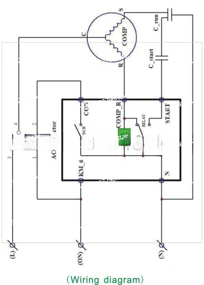 Для 220 В 4 л.с./5 л.с. Кондиционер и тепловой насос снижение пускового тока с 60%