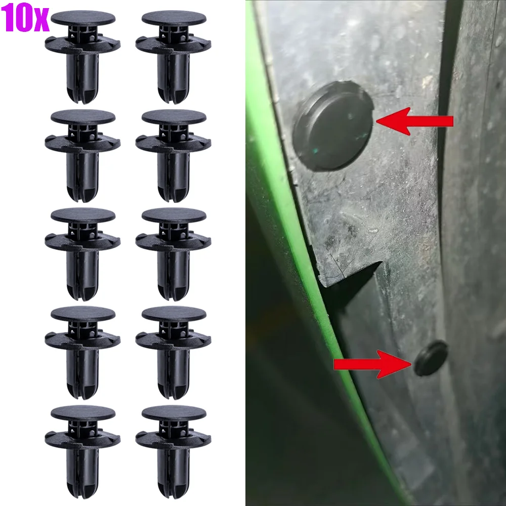 

10x автомобильные черные фиксаторы для крыльев, зажимы для Kia Bongo Carnival Morning Optima Picanto Sorento Rio K900 86595-2T500