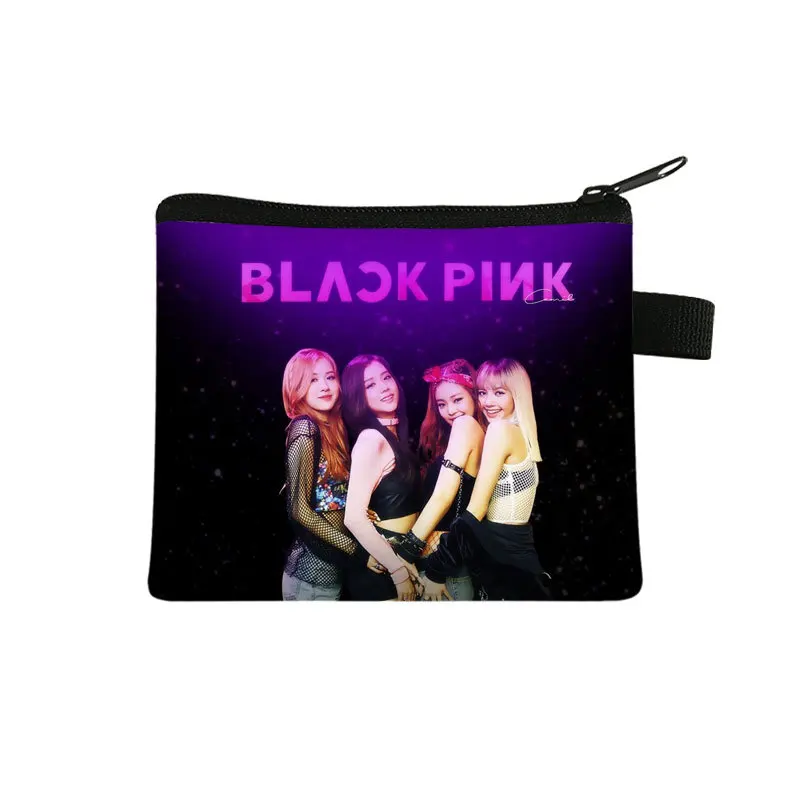 

New Children's Coin Purse Blackpink Peripheral Portable Card Bag Coin Key Storage Bag Clutch Bag Mini Bag Wholesale Purses