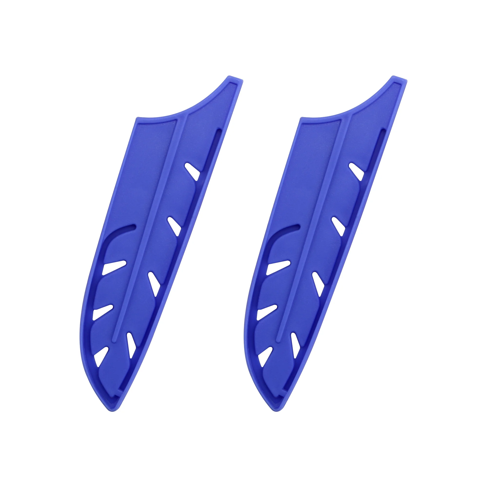 

XYJ 5 Inch Santoku Knife Sheath Blue Feather Pattern Japanese Kitchen Small Knife Blade Cover
