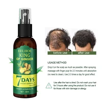 30ml ginger spray hair growth nutrient solution strong hair anti fall massage scalp damage repair nourishing essence