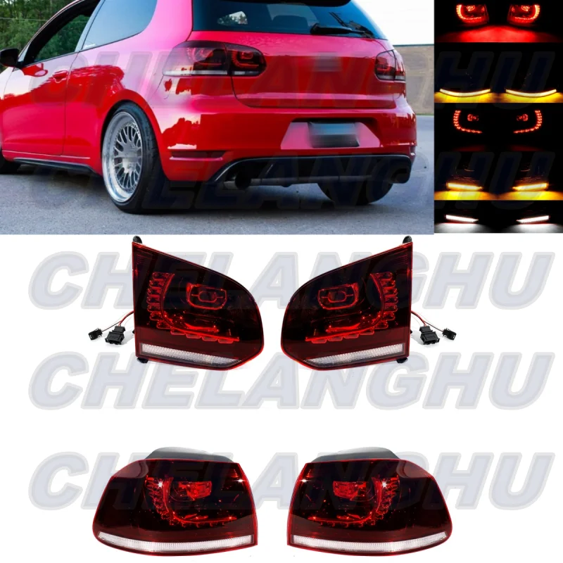 Фонари задние для VW Golf 6 Mk6 2009 2010 2011 2012 2013 1 комплект