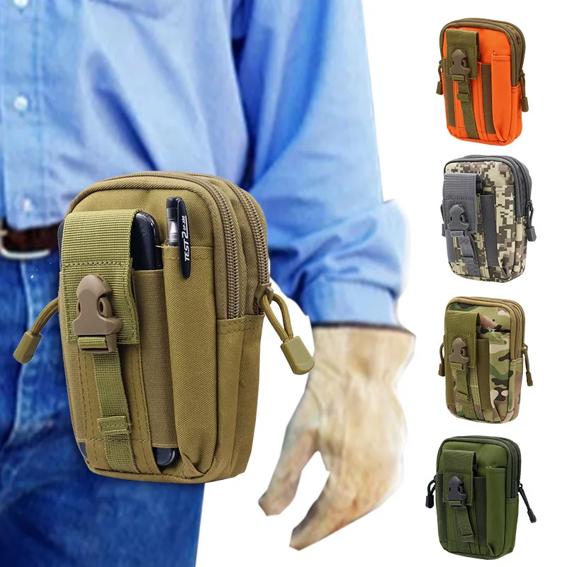 

Military Molle Pouch Waist Bag Camo Waterproof Nylon Multifunction Casual Men Fanny Waist Pack Male Small Bag Mobile Phone Case