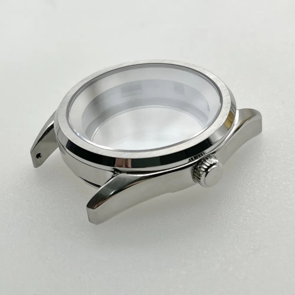 41mm Sapphire Glass Watch Case for NH35 GS NH36 Movement Modified Stainless Steel Cases Diving Watches Accessories