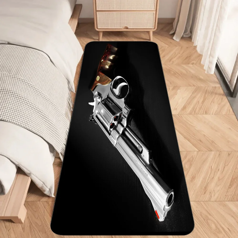 Фото Коврик GUN Smith & Wesson, фланелевые коврики с графическим принтом для ванной комнаты, кухни, входной ковер, домашний декор №4