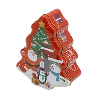 cookie can practical safe adorable christmas beautiful tree shaped gift box for kids candy tin box candy box