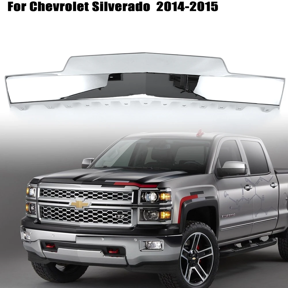Противоскользящая пластина для переднего бампера Chevrolet Silverado 1500 грузовик 2014 2015 ABS