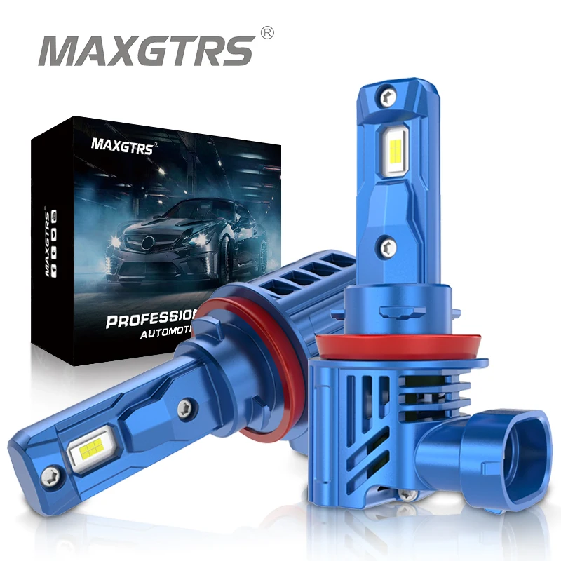 MAXGTRS 2x Turbo LED H7 H4 LED Headlight Bulb for Car Head Light HB3 9005 HB4 9006 H8 H9 H11 Auto Headlamp 12V 70W 17000Lm